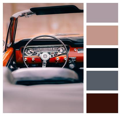 Mustang Retro Steering Wheel Image